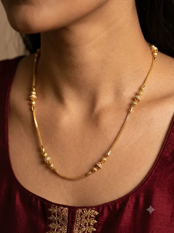 Elegant_Gold_Plated_Designer_Chain_Necklace_for_Women_|_Stylish_Daily_Wear_Jewellery_24_inches_