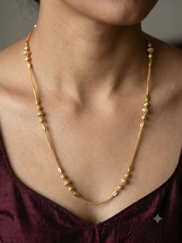 Elegant_Gold_Plated_Designer_Chain_Necklace_for_Women_|_Stylish_Daily_Wear_Jewellery_24_inches_