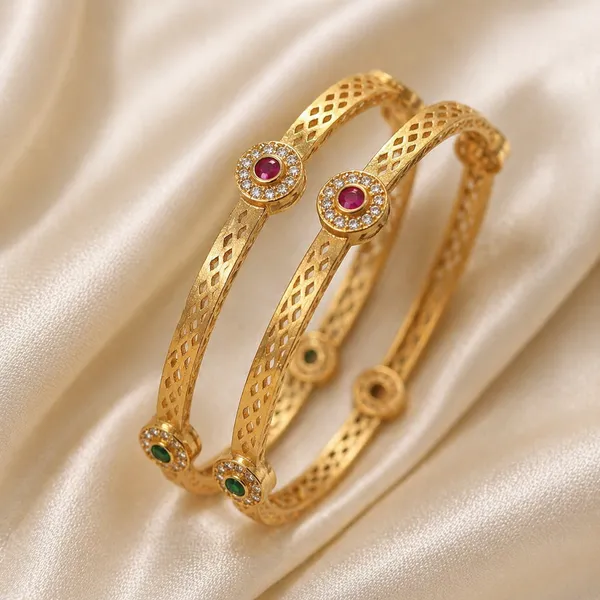 Elegant_Gold-Plated_Dual_Stone_Designer_Bangles_Pair
