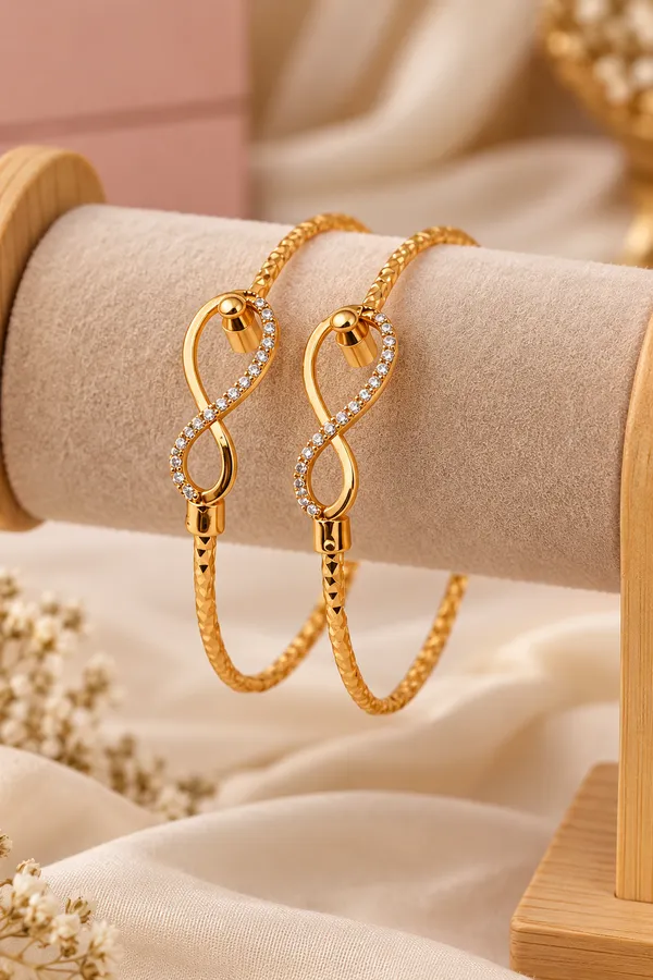 Elegant_Gold_Plated_Infinity_Design_American_Diamond_Bangles_for_Women_–_Stylish_Daily_Wear_&_Party_Wear_adjustable_Kada_Set
