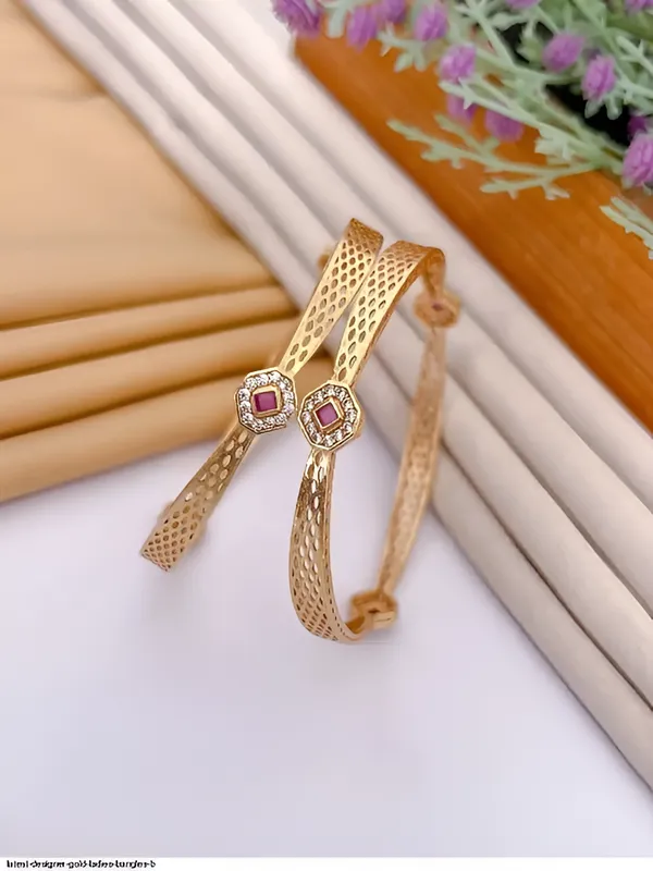 Elegant_Gold_Plated_Ruby_Stone_Studded_Designer_Double-Layer_Bracelet_for_Women