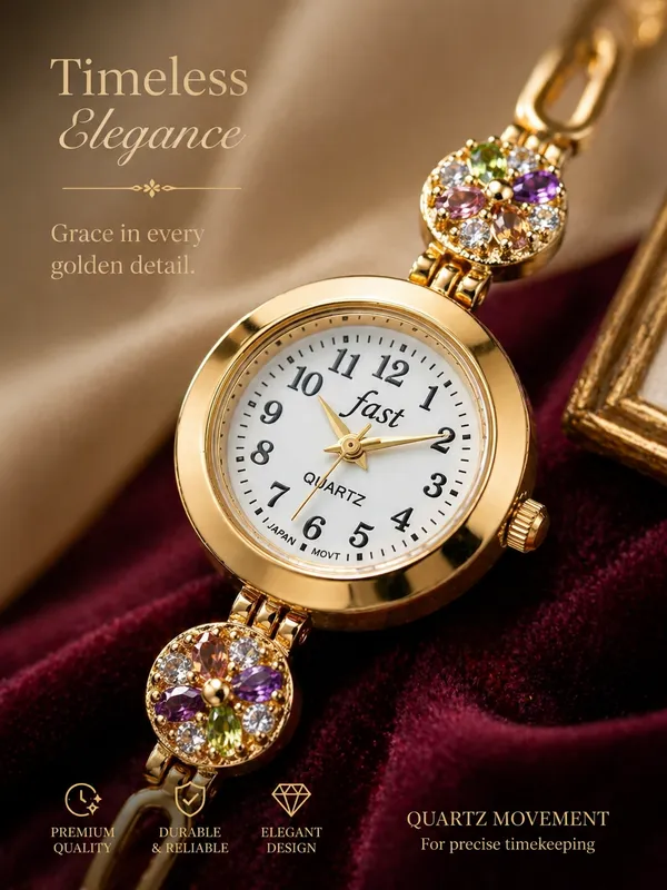 Elegant_Gold-Tone_Floral_Crystal_Bracelet_Watch_for_Women