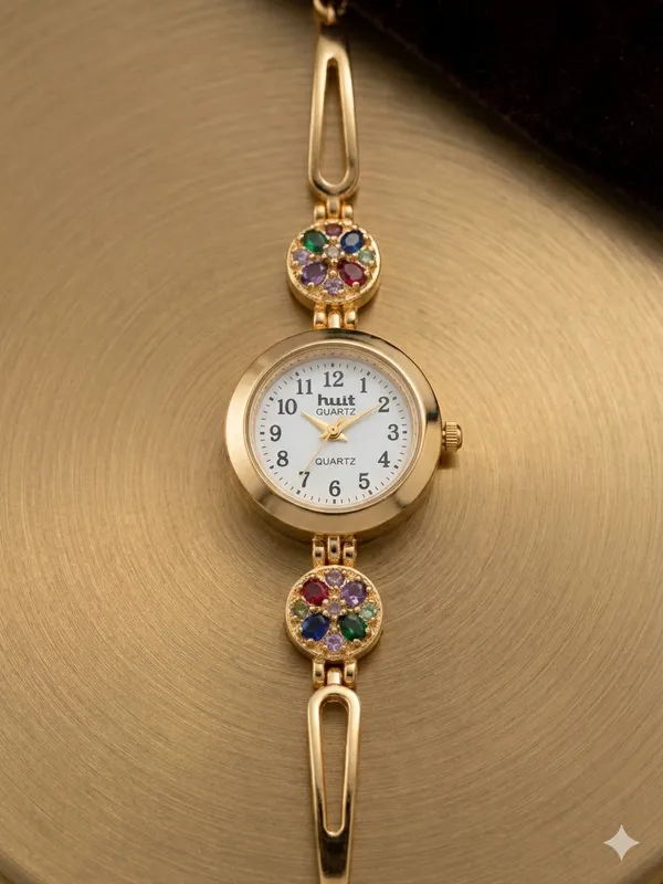 Elegant_Gold-Tone_Floral_Crystal_Bracelet_Watch_for_Women