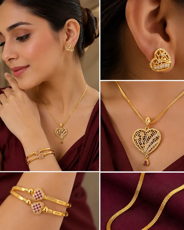 Elegant_Heart_Floral_Ruby_Gold-Plated_Necklace,_Earrings_&_Bangle_Combo_Set