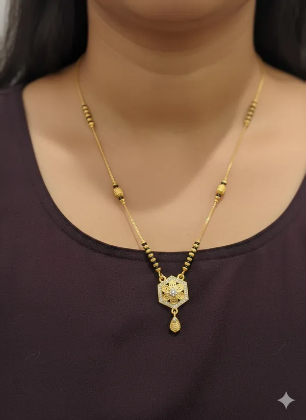 Daily_Wear_Hexa-Diamond_Studded_Golden_Mangalsutra