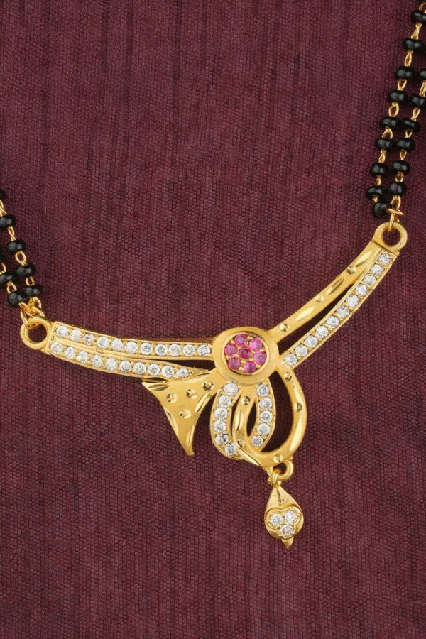 Elegant_Micro_Gold_Plated_AD_Diamond_24_inches_Mangalsutra_with_Ruby_Accent_Pendant_and_earring