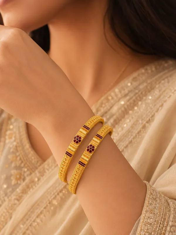Elegant_Micro_Gold_Plated_Floral_Design_Traditional_Bangles_for_Women_(Pack_of_2)