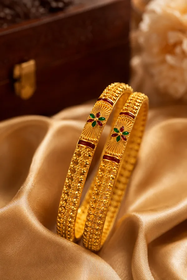 Elegant_Micro_Gold_Plated_Floral_Design_Traditional_Bangles_for_Women_(Pack_of_2)