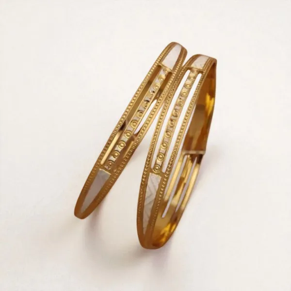 New_Designer_Premium_Quality_High_Gold_Plated_Daily_Wear_Fancy_Cnc_Bangle