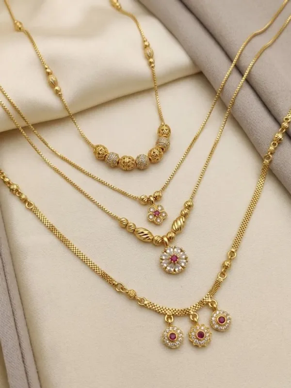 Premium_Gold_Plated_Layered_Daily_Wear_18_inches_chain_Combo_Set_for_Women