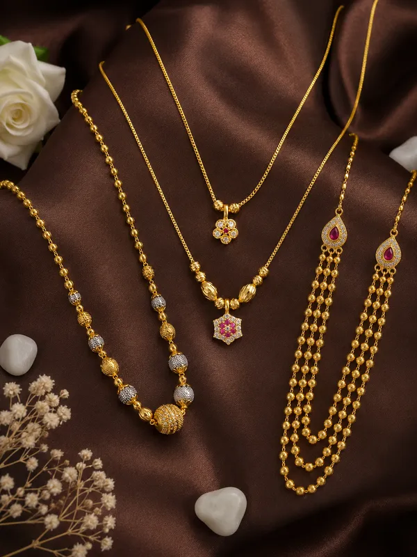 Gold_Necklace_Collection_with_Ruby_&_Diamond_Accents