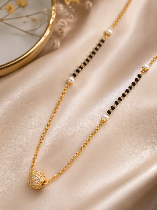 Gold_Plated_AD_Stone_Studded_Mangalsutra_with_Crystal_Ball_Pendant_for_Women_|_Traditional_&_Elegant_Daily_Wear_Necklace