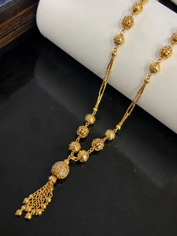 Gold-Plated_Designer_Long_Beaded_Tassel_Necklace_for_Women_-_24_Inches