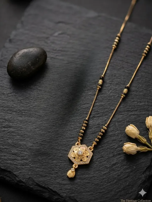 Gold_Plated_Diamond-Studded_Floral_&_Chandbali_Mangalsutra_Combo_for_Women