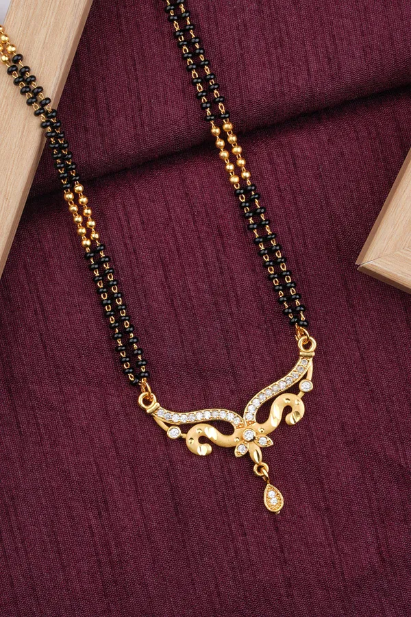 Micro_Gold_Plated_AD_Diamond_Curved_Designer_24_inches_Mangalsutra_with_Drop_Pendant