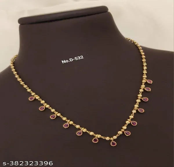 Micro_Gold_Plated_AD_Diamond_Studded_Beaded_Short_Chain_Combo_of_3_for_Women
