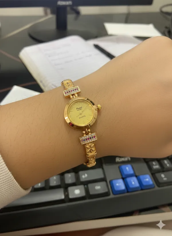 Micro_Gold_Plated_AD_Diamond_Studded_Elegant_Bracelet_Watch_for_Women