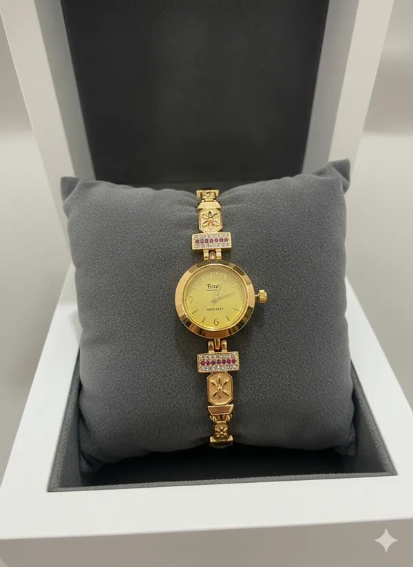 Micro_Gold_Plated_AD_Diamond_Studded_Elegant_Bracelet_Watch_for_Women