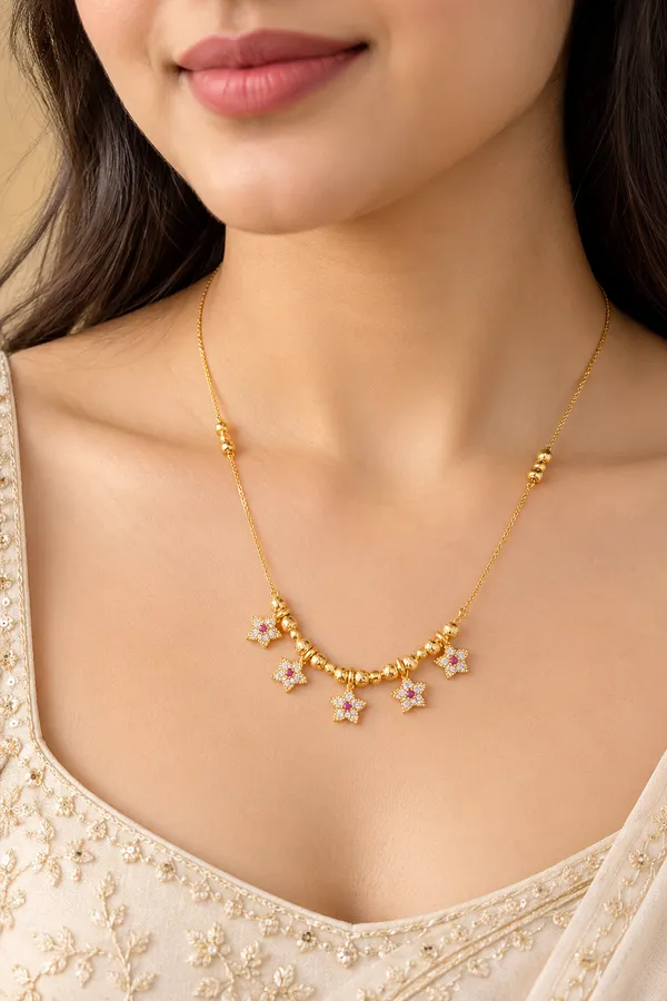 Micro_Gold_Plated_AD_Diamond_Studded_Fancy_Flower_Pendant_Chain_for_Women