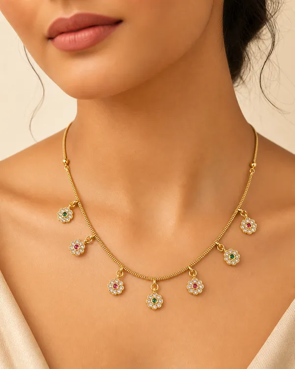 Micro_Gold_Plated_AD_Diamond_Studded_Floral_Charm_Necklace_for_Women