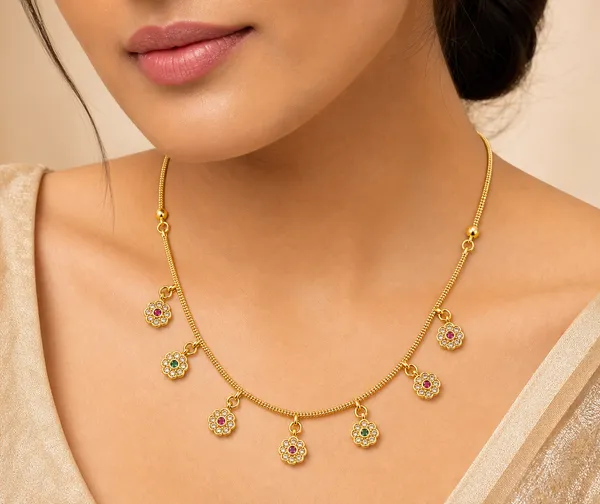 Micro_Gold_Plated_AD_Diamond_Studded_Floral_Charm_Necklace_for_Women