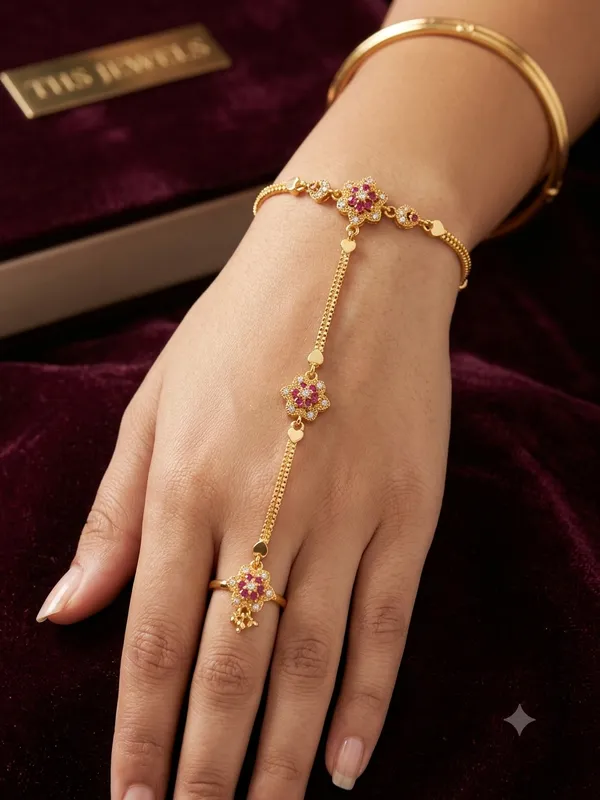 Micro_Gold_Plated_AD_Diamond_Studded_Floral_Hathphool_Bracelet_Ring_for_Women