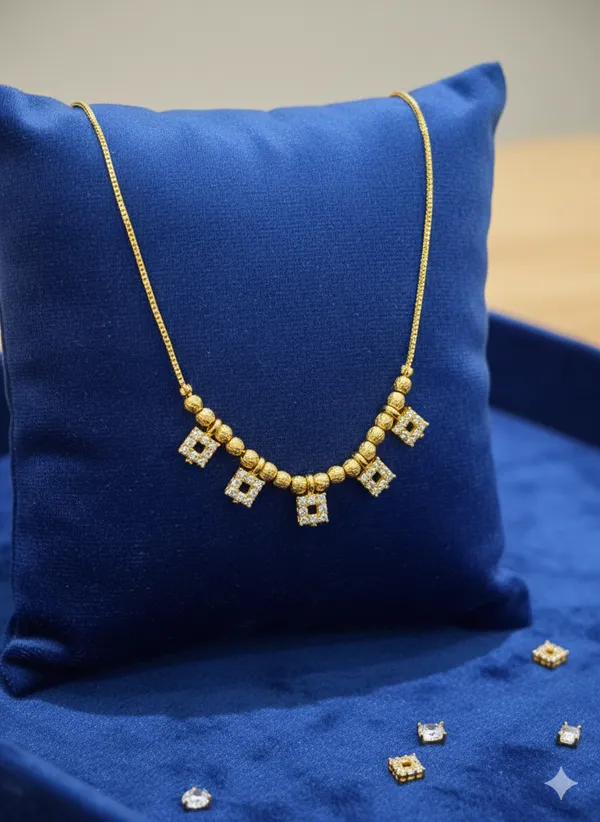 Micro_Gold_Plated_American_Diamond_Studded_Square_Drop_Necklace_Chain_for_Women