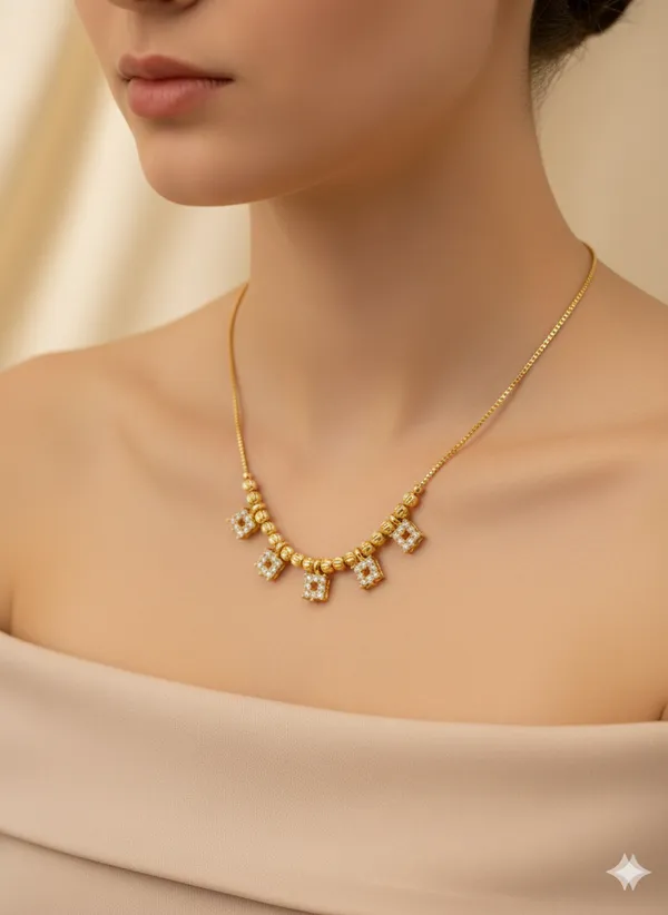 Micro_Gold_Plated_American_Diamond_Studded_Square_Drop_Necklace_Chain_for_Women