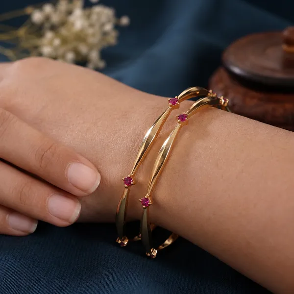Micro_Gold-Plated_Ruby_Stone_Sleek_Designer_Bangles_–_Set_of_2