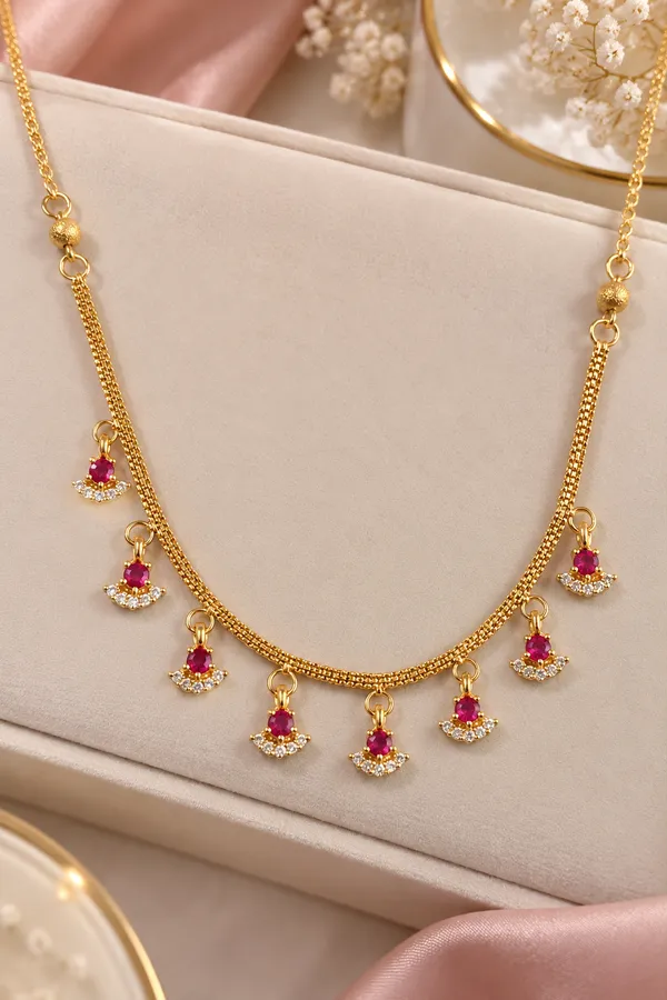 Micro_Gold_Plated_Ruby_Stone_Studded_Fancy_Designer_Necklace