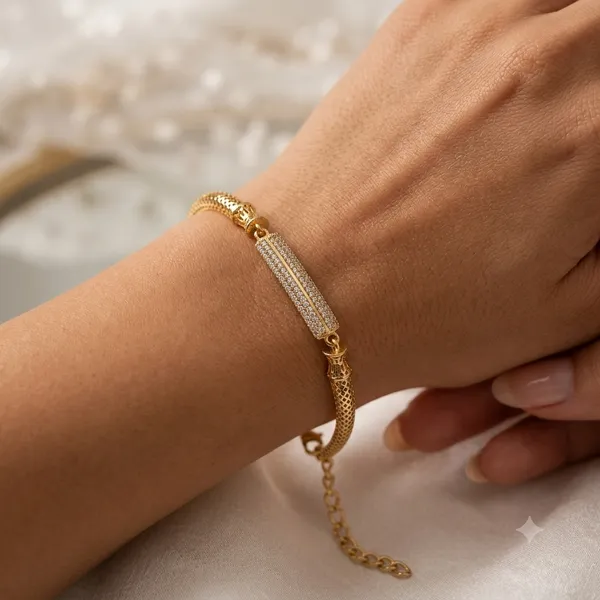 Micro_Gold_Plated_&_Diamond_Studded_Designer_Bracelet_for_Women