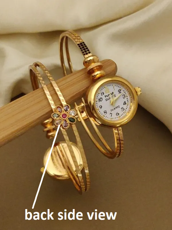 Micro_Gold_Plated_AD_Diamond_Studded_Adjustable_Flower_Watch