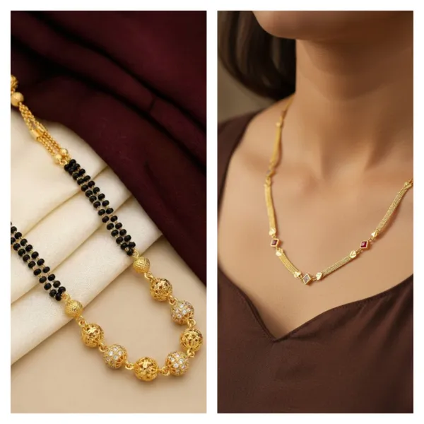 Micro_gold_plated_ad_dimaond_studed_fancy_ball_mangalsutra_with_square_diamond_chain