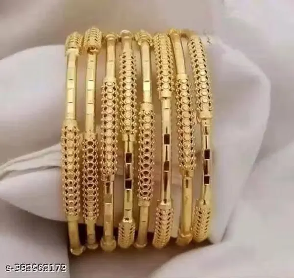 High_Gold_Plated_Premium_Designer_10_Pcs_Of_Bangle_Set