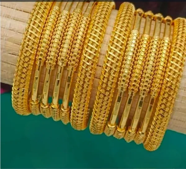 High_Gold_Plated_Premium_Designer_10_Pcs_Of_Bangle_Set