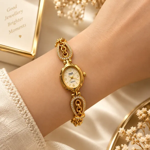 Premium_Gold_Plated_AD_Diamond_Studded_Designer_Adjustable_Chain_Link_Bracelet_Watch_for_Women