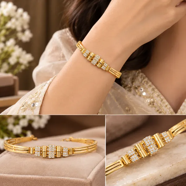 Premium_Gold_Plated_AD_Diamond_Studded_Designer_Adjustable_Kada_Bracelet