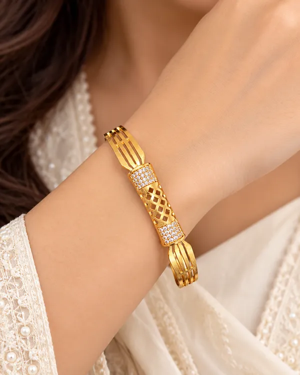 Premium_Gold_Plated_AD_Diamond_Studded_Designer_Multi-Line_Bracelet_for_Women