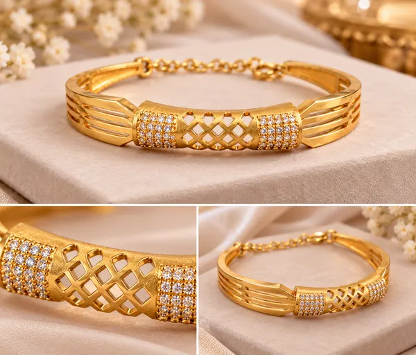 Premium_Gold_Plated_AD_Diamond_Studded_Designer_Multi-Line_Bracelet_for_Women