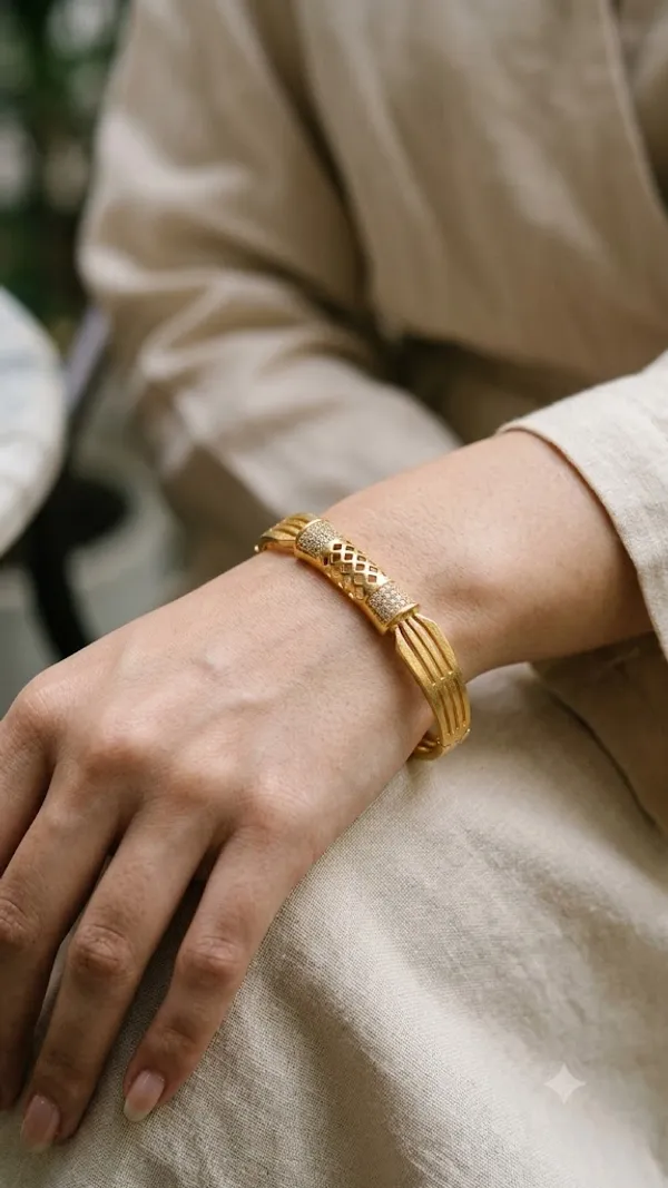 Premium_Gold_Plated_AD_Diamond_Studded_Designer_Multi-Line_Bracelet_for_Women