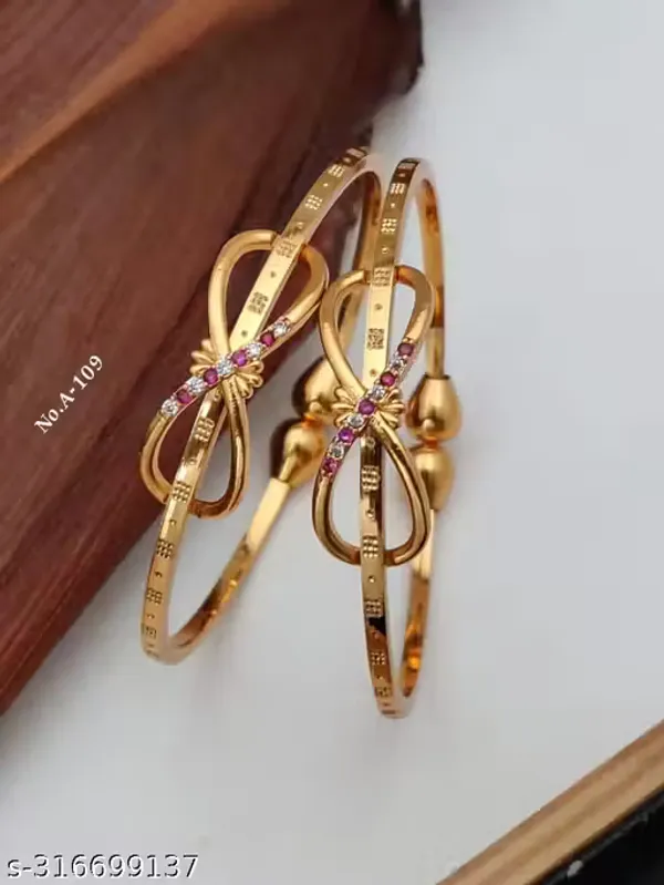 Premium_Gold_Plated_Butterfly_&_Floral_Designer_Adjustable_Bangle_Combo_for_Women_|_Stone_Studded_Fancy_Bangles_(Set_of_3_Pairs)