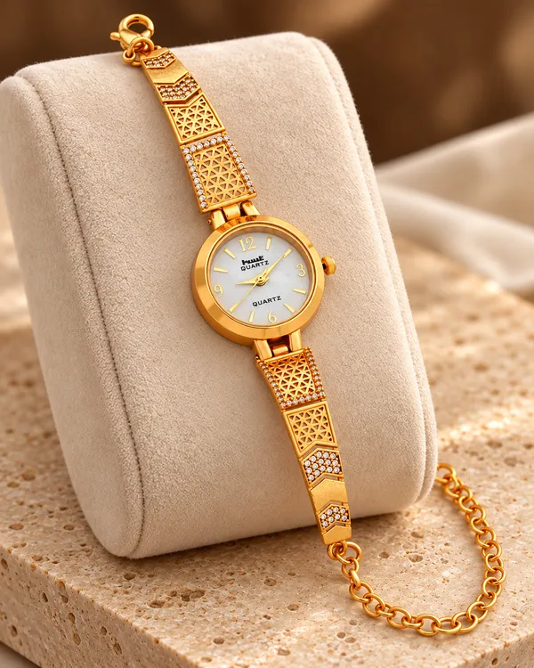 Premium_Gold_Plated_Designer_Analog_Wrist_Watch_for_Women_with_Crystal_Studded_Decorative_Bracelet_Strap