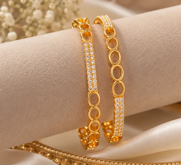 Premium_High_Gold_Plated_AD_Diamond_Studded_Designer_Oval_Link_Bangles_–_Set_of_2