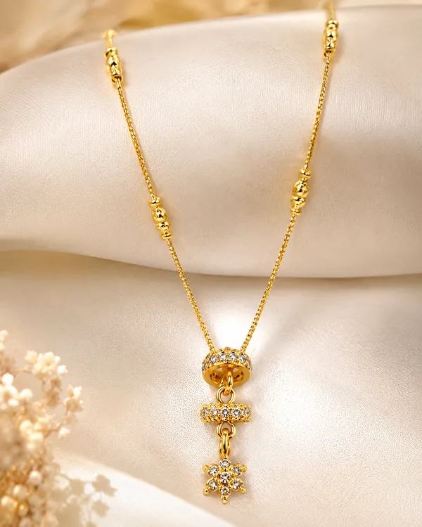 Premium_High_Gold_Plated_AD_Diamond_Studded_Star_Drop_Pendant_Chain_for_Women_|_Elegant_Daily_Wear_Necklace