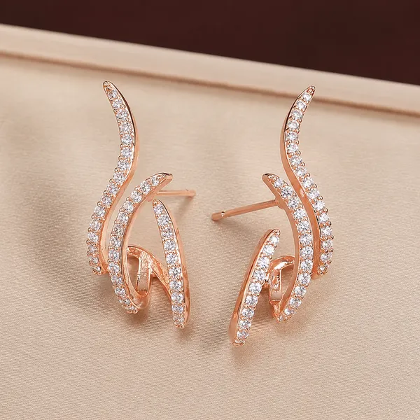 Rose_Gold_Plated_Diamond_Studded_Designer_Triple_Curve_Hoop_Earrings_for_Women