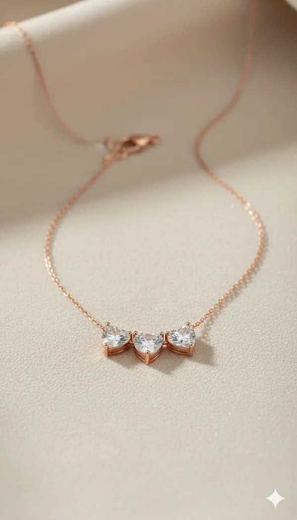 Rose_gold_plated_ad_dimand_studed_fany_heart_shape_fancy_chain