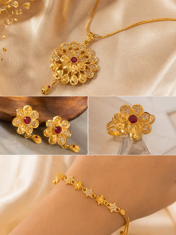 Royal_Blossom_Gold-Plated_AD_&_Ruby_Jewelry_Set_for_Women
