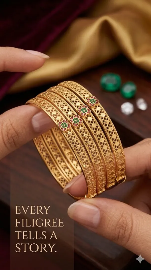 Royal_Filigree_Micro_Gold_Plated_Traditional_Bangle_Set_with_Ruby_&_Emerald_Stone_Work