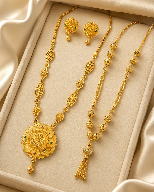 Royal_Floral_Designer_Necklace_Set_with_Matching_Earrings_&_Long_Mala