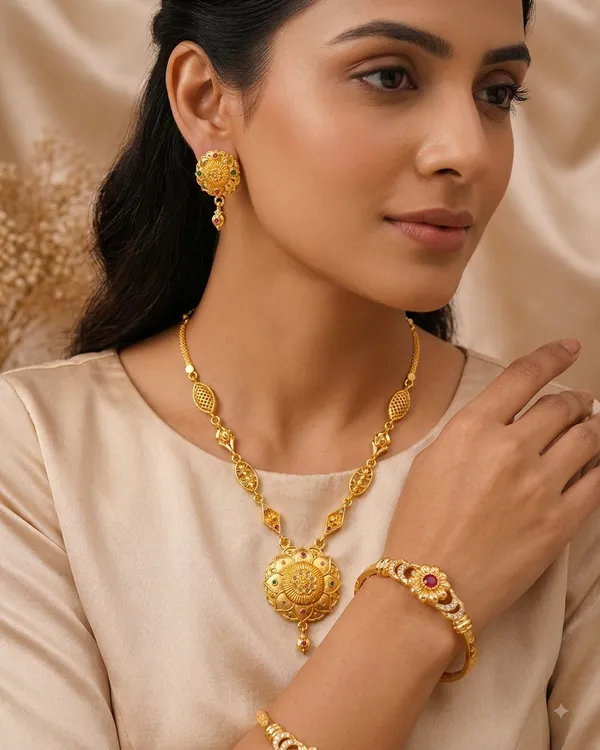 Royal_Floral_Ruby_&_Emerald_Jewellery_Set_with_adjustable_diamond_bangle